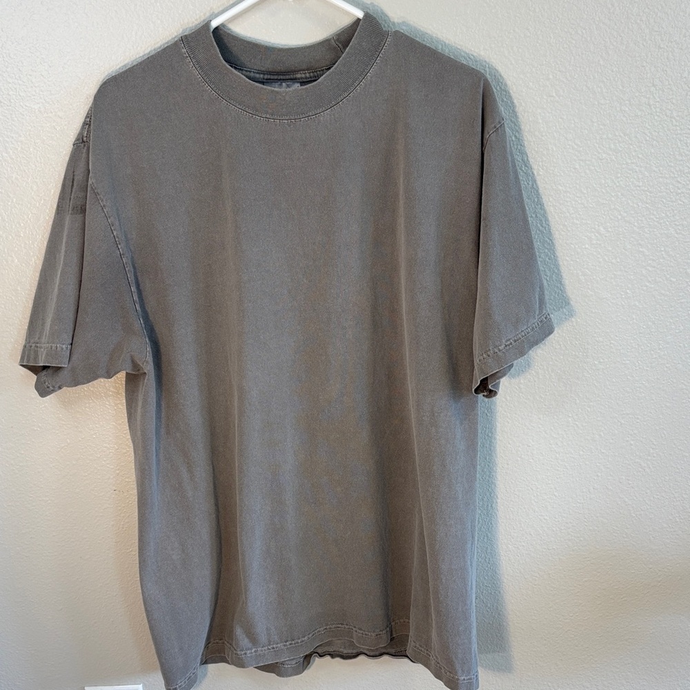 Men's Casual Gray Short Sleeve Tee -71sku